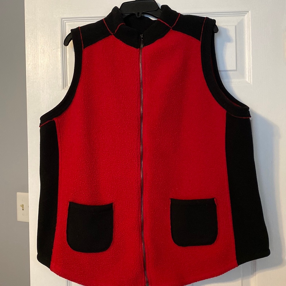 QVC Susan Graver Fleece Zip Vest